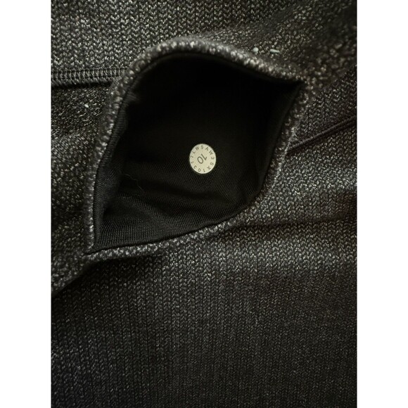 Lululemon 28” Wunder‎ Under HR Gray Textured Knit Size 10 High Rise Women’s - Picture 2 of 4